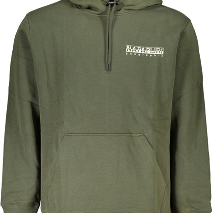 Napapijri Grünes Herren-Sweatshirt Mit Reissverschluss