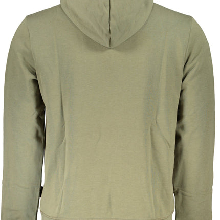 Napapijri Grünes Herren-Sweatshirt Mit Reissverschluss