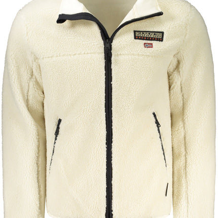 NAPAPIJRI Sportjacke Herren Weiss – Recyceltes Material & Regular Fit für Herbst/Winter