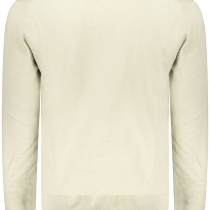 NAPAPIJRI Herren Pullover Beige – Langarm mit Logo-Stickerei | soulluna.de