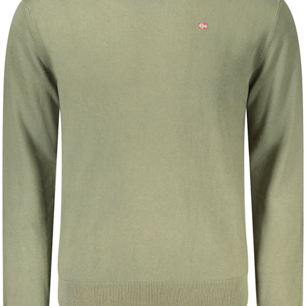 NAPAPIJRI Herren Pullover Beige – Langarm mit Logo-Stickerei | soulluna.de