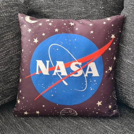 SEO. NASA Kissenbezug: NASA - Symbol / Weltraum, Mond & Sterne - 40cm x 40cm - Linkreich