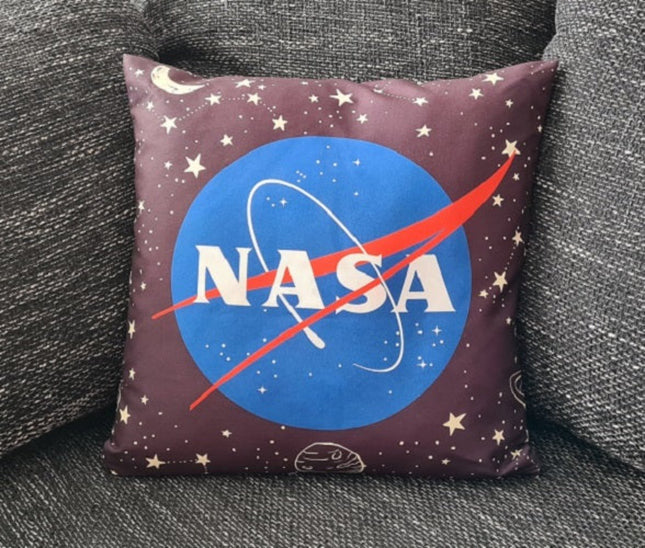 SEO. NASA Kissenbezug: NASA - Symbol / Weltraum, Mond & Sterne - 40cm x 40cm - Linkreich
