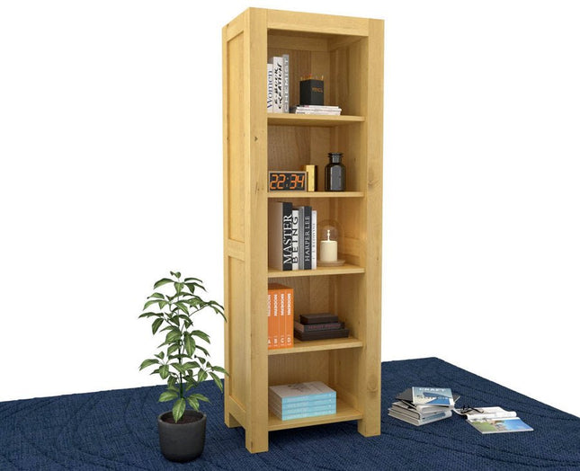 SEO. NATURA 60 - er Bücherregal Massivholz - Natur Linkreich