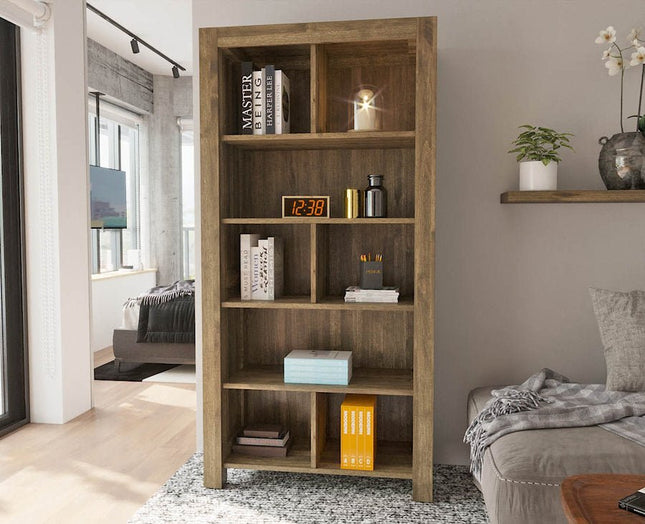SEO. NATURA 90 - er Bücherregal Massivholz - Natur Linkreich