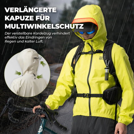 Neon Gelb Jacke Regenjacke Leicht Wasserdicht 0 - 15° Herren/Damen (Fahrradjacke) kaufen bei Linkreich – Jetzt entdecken!