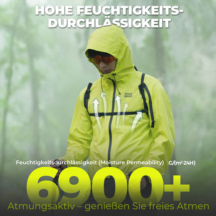 Neon Gelb Jacke Regenjacke Leicht Wasserdicht 0 - 15° Herren/Damen (Fahrradjacke) kaufen bei Linkreich – Jetzt entdecken!