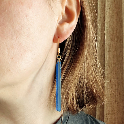 niemalsmehrohne x Kunstmuseum Basel Edition - neon lights Nr. 4 - Ohrringe