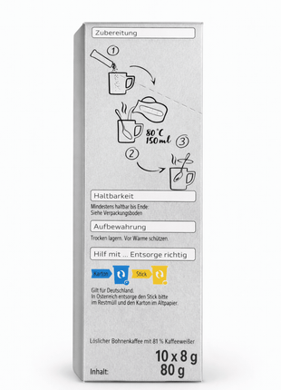 NESCAFÉ 2in1 Instant-Kaffee 10 Sticks - Kaffee mit Creamer - NESCAFÉ 2in1 Instant-Kaffee 10 Sticks Linkreich