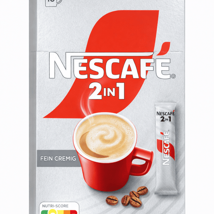 NESCAFÉ 2in1 Instant-Kaffee 10 Sticks - Kaffee mit Creamer - NESCAFÉ 2in1 Instant-Kaffee 10 Sticks Linkreich