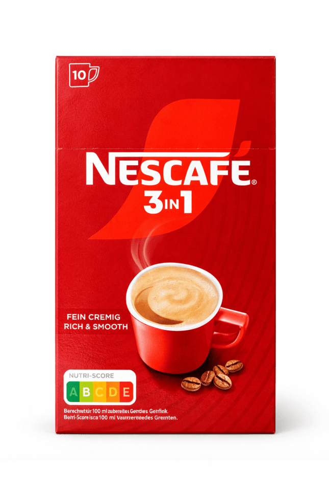 NESCAFÉ 3in1 Instant-Kaffee 10 Sticks - Kaffee, Milch & Zucker - NESCAFÉ 3in1 Instant-Kaffee 10 Sticks Linkreich