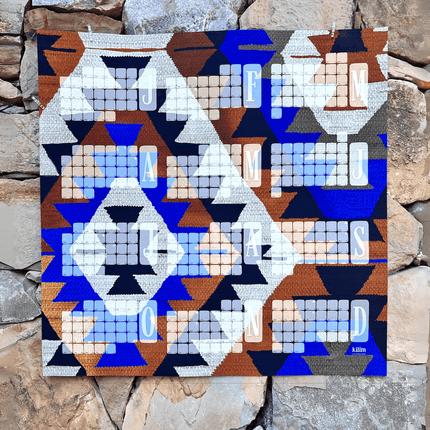 Wandkalender Kilim Diamond braun