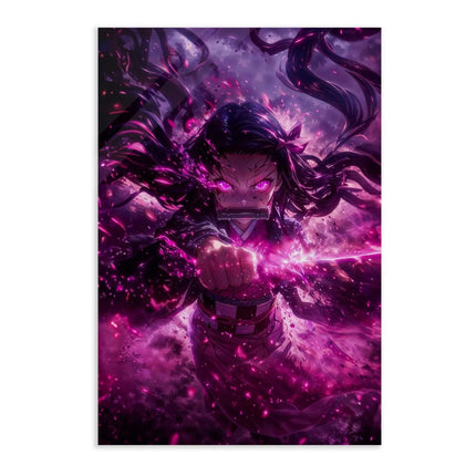Nezuko Rage - Demon Slayer - Anime Leinwandbild (Canvas) kaufen bei Linkreich – Jetzt entdecken!