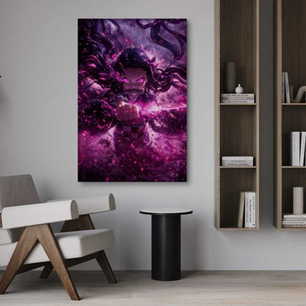 Nezuko Rage - Demon Slayer - Anime Leinwandbild (Canvas) kaufen bei Linkreich – Jetzt entdecken!