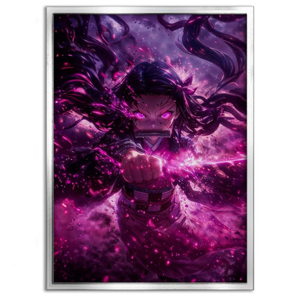 Nezuko Rage - Demon Slayer - Anime Leinwandbild (Canvas) kaufen bei Linkreich – Jetzt entdecken!
