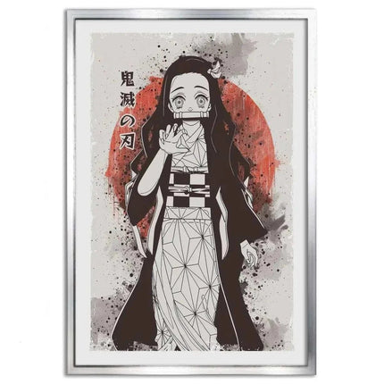 Nezuko Vintage - Demon Slayer - Anime Leinwandbild (Canvas) kaufen bei Linkreich – Jetzt entdecken!