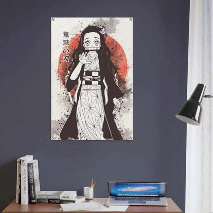 Nezuko Vintage - Demon Slayer - Anime Leinwandbild (Canvas) kaufen bei Linkreich – Jetzt entdecken!