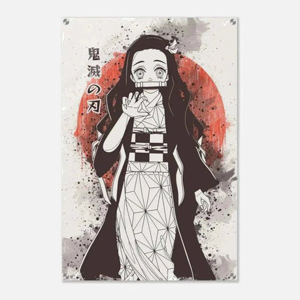 Nezuko Vintage - Demon Slayer - Anime Leinwandbild (Canvas) kaufen bei Linkreich – Jetzt entdecken!