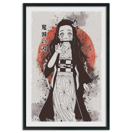 Nezuko Vintage - Demon Slayer - Anime Leinwandbild (Canvas) kaufen bei Linkreich – Jetzt entdecken!