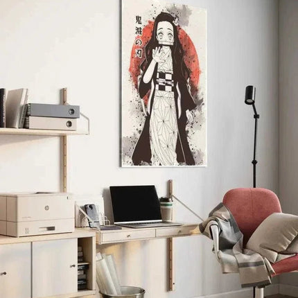 Nezuko Vintage - Demon Slayer - Anime Leinwandbild (Canvas) kaufen bei Linkreich – Jetzt entdecken!