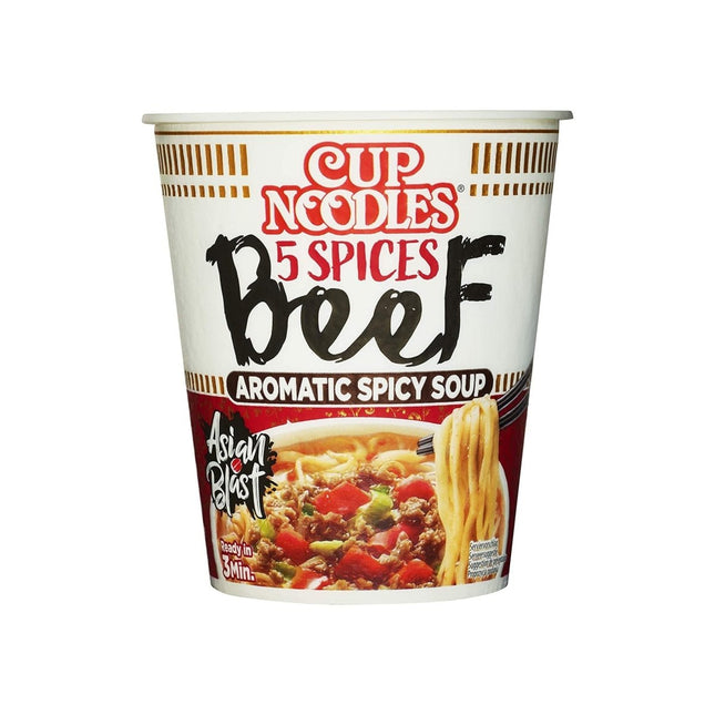 SEO. Nissin Instant Nudeln 5 Spice Beef - Rindfleisch 64g - Linkreich