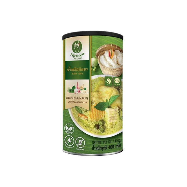 SEO. Nittaya Currypaste Grün Vegan 400 g - Linkreich