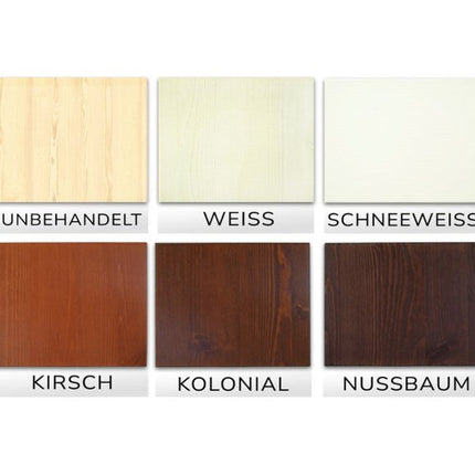 SEO. Nobis Kommode Sideboard 107 - er | Anrichte | 6 - Schubladen | 1 - Türig | 100% Bio Kiefer Massivholz - Natur Linkreich