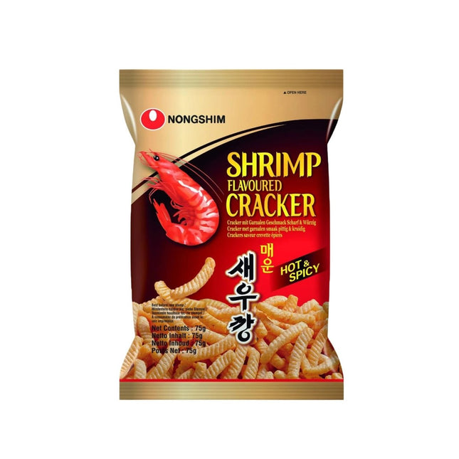 SEO. Nongshim Kräcker mit Garnelen Geschmack Scharf 75g - Linkreich