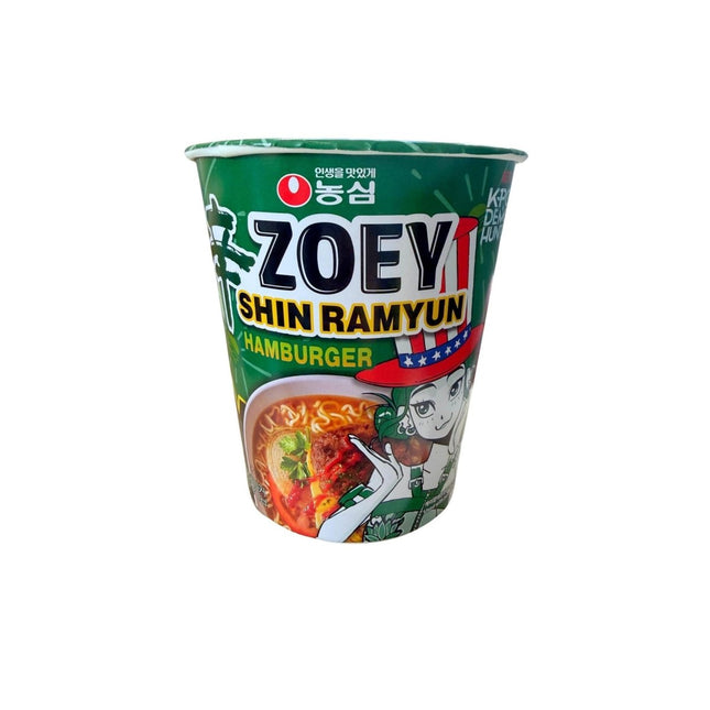 SEO. Nongshim Shin Ramyun Zoey Hamburger Cup K - POP Demon Hunter Edition 65g - Linkreich