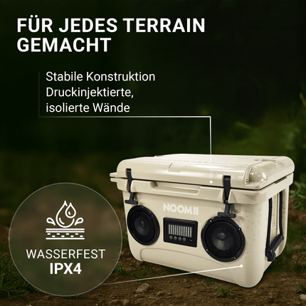 NooMii ColdBeats 35 – Kühlbox mit integriertem Bluetooth-Lautsprecher | 35L Volumen