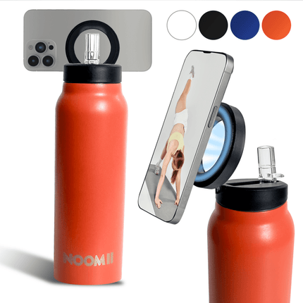 SEO. NooMii Edelstahl - Trinkflasche | Magsafe - Black Linkreich