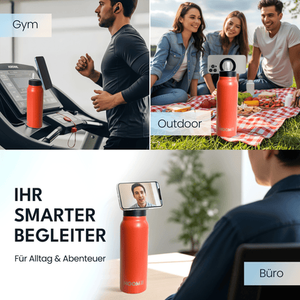 NooMii Edelstahl - Trinkflasche | Magsafe (Trinkflasche) kaufen bei Linkreich – Jetzt entdecken!