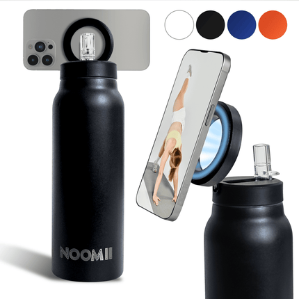 SEO. NooMii Edelstahl - Trinkflasche | Magsafe - Black Linkreich