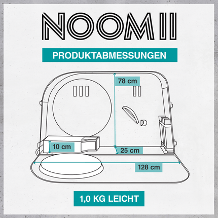 NooMii Fahrrad Transporttasche mit Handgriff & Rollen 128 x 78 x 25 cm (Transporttasche) kaufen bei Linkreich – Jetzt entdecken!