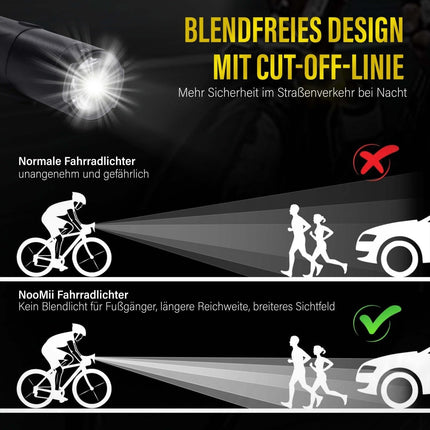 NooMii LED Fahrradlicht NM - M03 (Fahrradzubehör) kaufen bei Linkreich – Jetzt entdecken!
