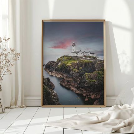 Fanad Lighthouse Wall Art – Irish Coastal Landscape Print from Donegal