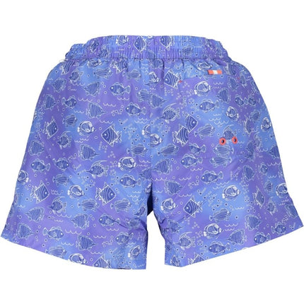 SEO. NORTH SAILS Badeanzug Herren – Blaues Schwimmkostüm aus recycelten Materialien - Blau Linkreich