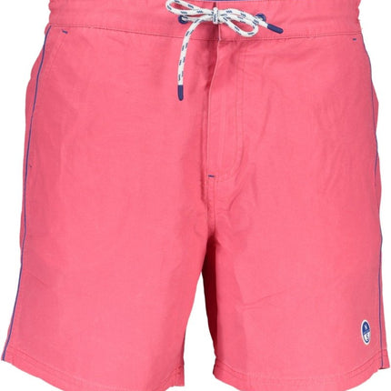 SEO. North Sails Badeanzug Herren – Grünes Schwimmkostüm mit Logo - Details - Rosa Linkreich