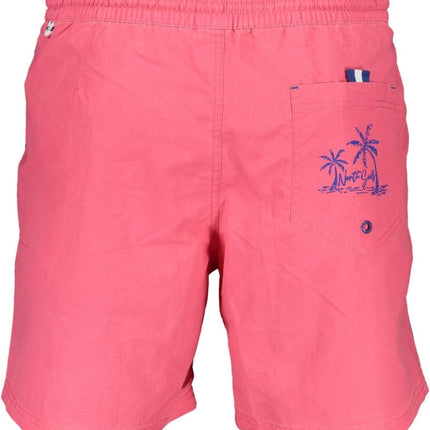 SEO. North Sails Badeanzug Herren – Grünes Schwimmkostüm mit Logo - Details - Rosa Linkreich
