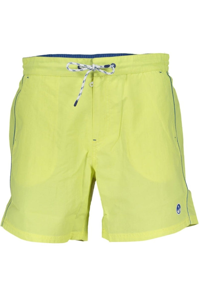 SEO. North Sails Badeanzug Herren – Grünes Schwimmkostüm mit Logo - Details - Grün Linkreich