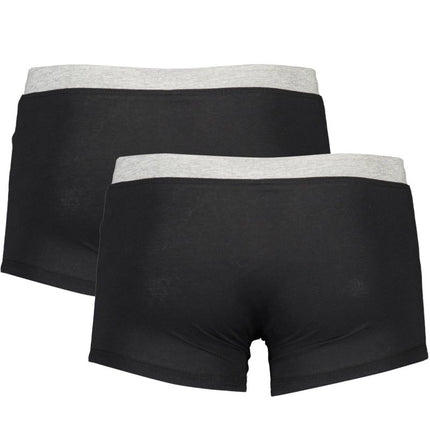 SEO. NORTH SAILS Boxershorts Herren – Schwarzer Boxer Doppelpack mit Logo - Schwarz Linkreich