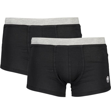 SEO. NORTH SAILS Boxershorts Herren – Schwarzer Boxer Doppelpack mit Logo - Schwarz Linkreich
