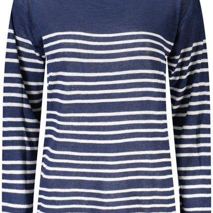 SEO. NORTH SAILS Damen Pullover rot gestreift – Langarm T-Shirt aus Italien - Blau Linkreich