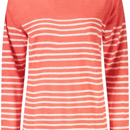 SEO. NORTH SAILS Damen Pullover rot gestreift – Langarm T-Shirt aus Italien - Rot Linkreich