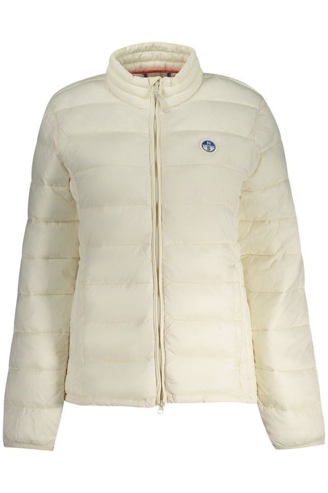 SEO. NORTH SAILS Damenjacke Weiss – Leichte Sommerjacke für Damen mit Logo - Applikation - Weiß Linkreich