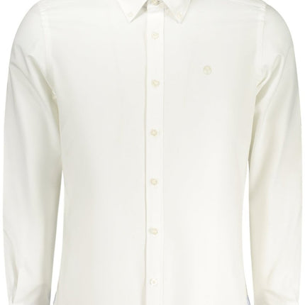 SEO. NORTH SAILS Herren Langarmhemd Weiss – Ocean Positive Hemd aus 100% Baumwolle - Weiß Linkreich