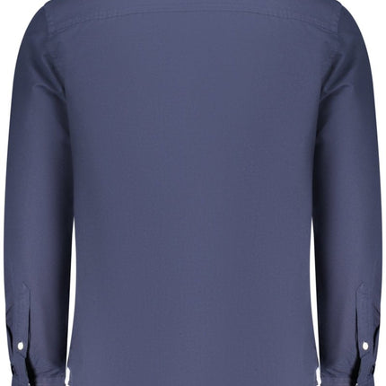 SEO. NORTH SAILS Herren Langarmhemd Weiss – Ocean Positive Hemd aus 100% Baumwolle - Blau Linkreich