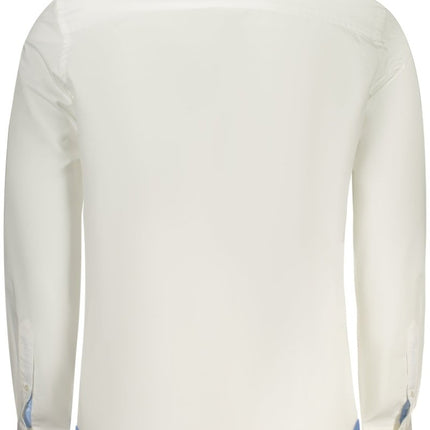 SEO. NORTH SAILS Herren Langarmhemd Weiss – Ocean Positive Hemd mit Elastan - Hellblau Linkreich