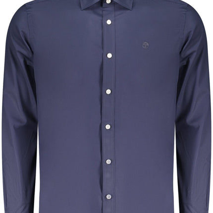 SEO. NORTH SAILS Herren Langarmhemd Weiss – Ocean Positive Hemd mit Elastan - Blau Linkreich