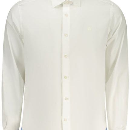 SEO. NORTH SAILS Herren Langarmhemd Weiss – Ocean Positive Hemd mit Elastan - Weiß Linkreich